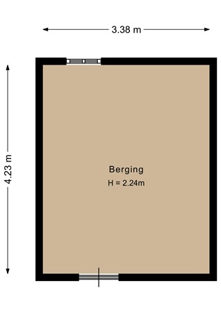 Floorplan - Troelstrastraat 4B, 3038 KT Rotterdam